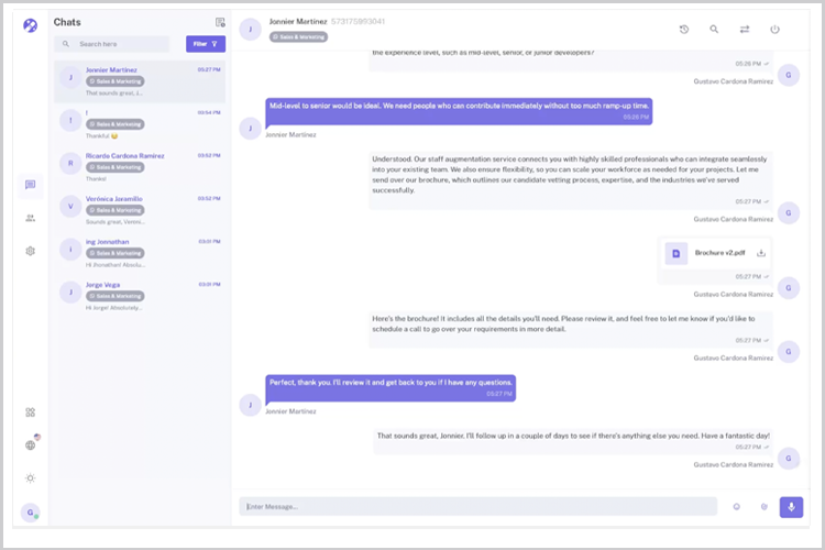 Multi-Channel Line Management